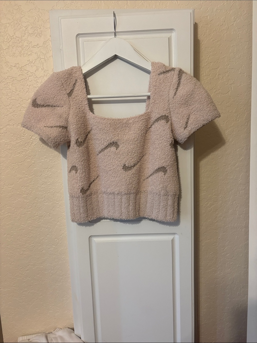 Nike Sportswear Phoenix Cozy Boucle Women's Crop Knit Top NWT LARGE